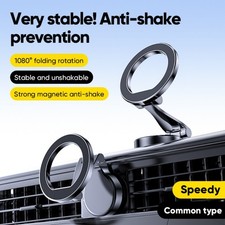 360  Rotation Magnetic Phone Holder Foldable Car Mount Stand Dashboard Universal