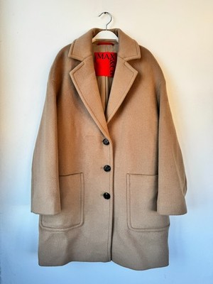Max&Co. Mantel Damen 42 Camel Wolle NEU ohne Etikett