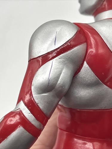 VINTAGE Bandai 1990 ULTRAMAN GREAT Ultraman Series Figure Red and Silver - Picture 15 of 19