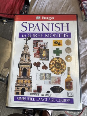 Spanisch lernen in drei Monaten (Hugo) von Cisnero, Isabel Kassetten Sprache