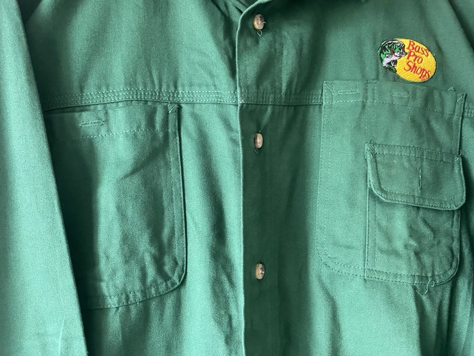 296-Bass Pro Shops Men’s Long Sleeve Button Down Shirt Size XL NWOT - Image 4 of 4