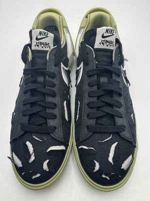 Nike x Acronym Men's Blazer Low Size 7.5 Black/Green |DO9373-001