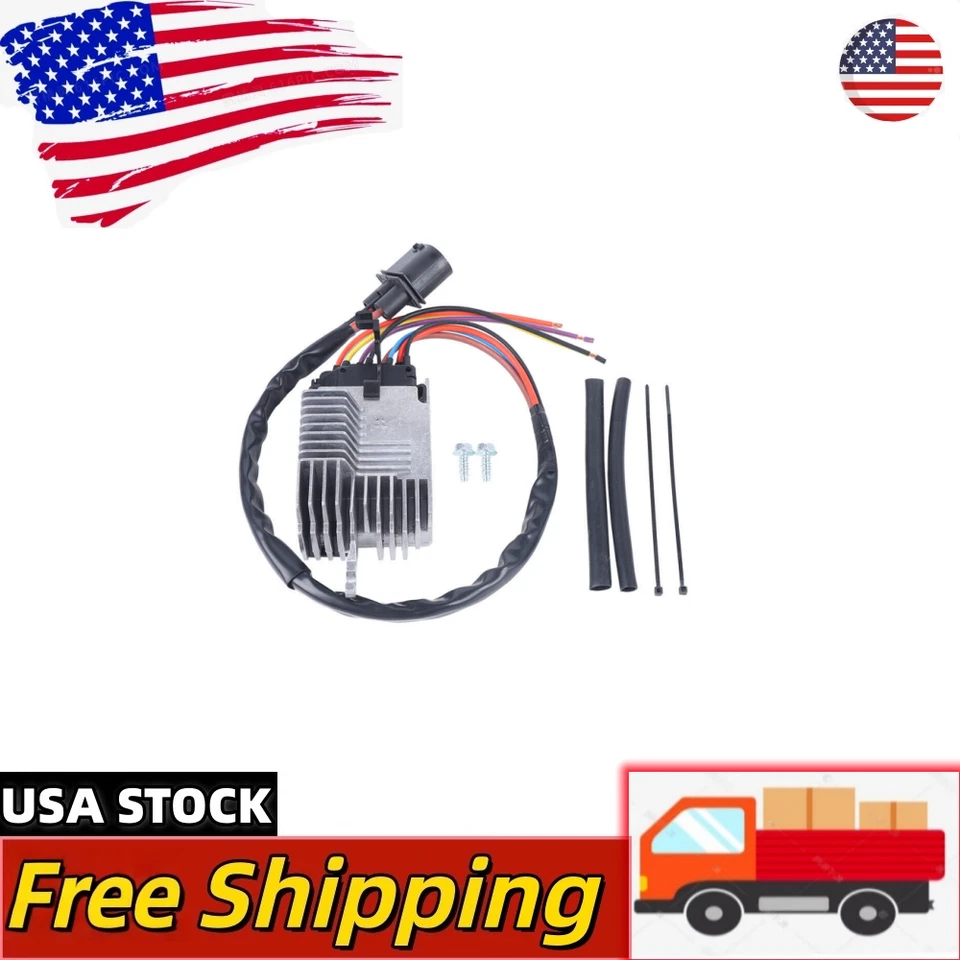 8E0959501AG Radiator Cooling Fan Control Module for 2002-2009 Audi A4 A6 Foto 3 de 4