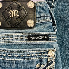 Vintage miss me Jeans with beaded pockets