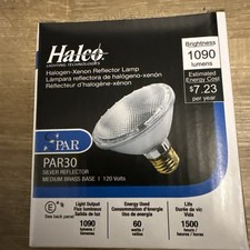 Halco Halogen-xenon Reflector Floodlight Bulb 60 Watts Par30 120v 1090 Lumens