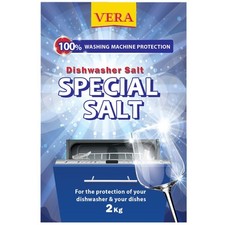 Vera Dishwasher Salt | 1x2kg | Free Delivery 4.61 per kilo