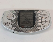Nokia N-Gage Nem-4 Game Deck Smartphone Handheld Silver Mobile Phone + Headset
