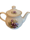 Sadler England Windsor Large Floral Ivory and Gold Trimmed Teapot — photo 2