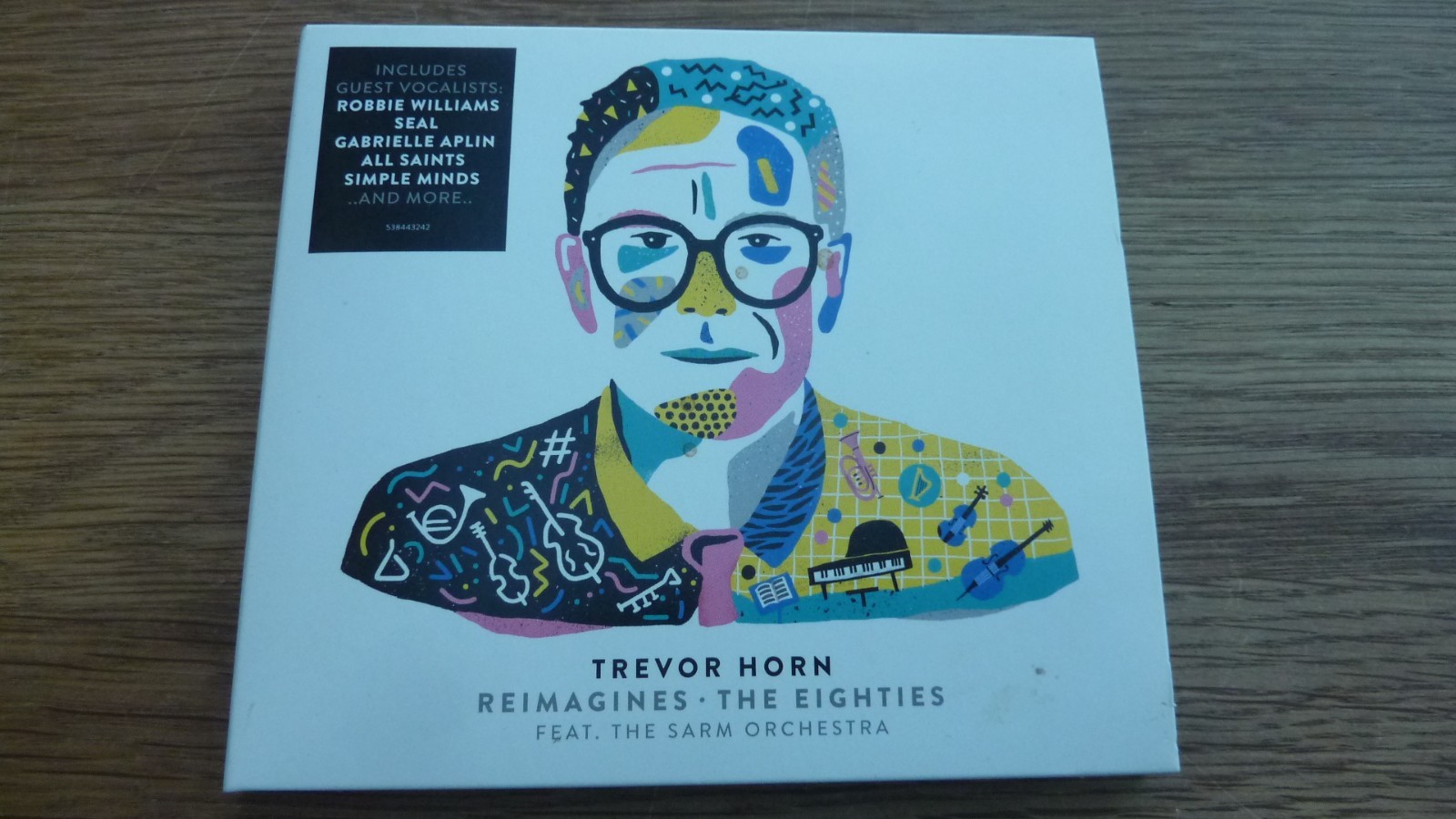 2019 TREVOR HORN REIMAGINES THE EIGHTIES CD WITH HAND SIGNED CARD 100% ORIGINAL