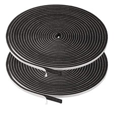 2 Rolls Weather Stripping,1/4 Inch Wide X 1/8 Inch Thick Foam Seal Tape High ...