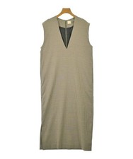 THREE SQUARE Dresses BeigexBlack(Check Pattern) F 2200661698044