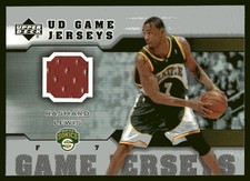 2005-06 Upper Deck #GJ-RL Rashard Lewis UD Game Jerseys NBA Basketball