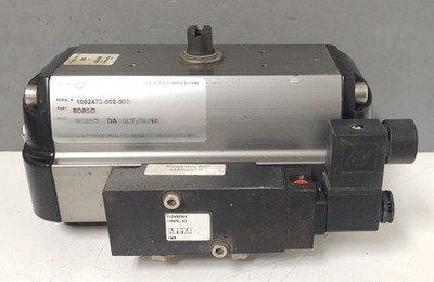   FLOWSERVE B085D PNEUMATIC VALVE ACTUATOR with Solenoid Valve Nice #3