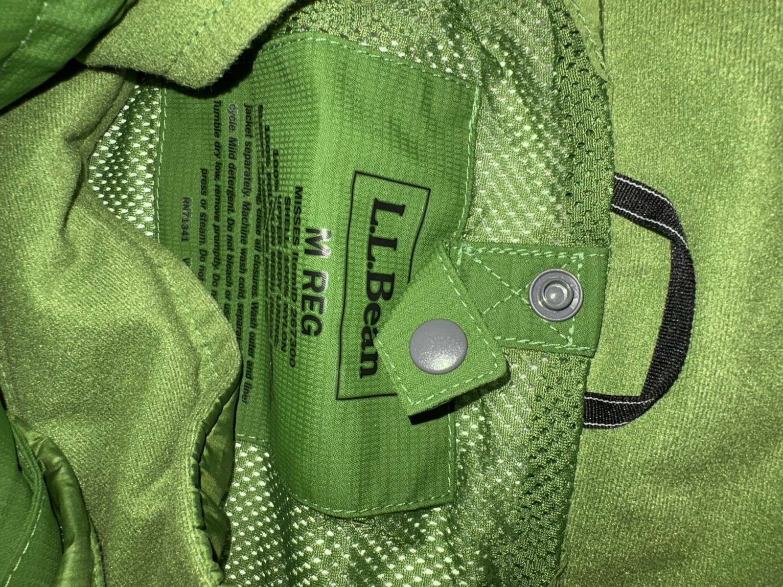 Medium Green LL Bean Winter Shell Medium Regular … - image 8