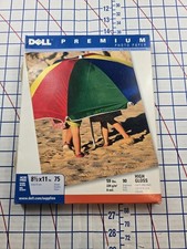 Dell High Gloss Premium Photo Paper 8 1/2x11 70qty 59lb Sheets Acid Free