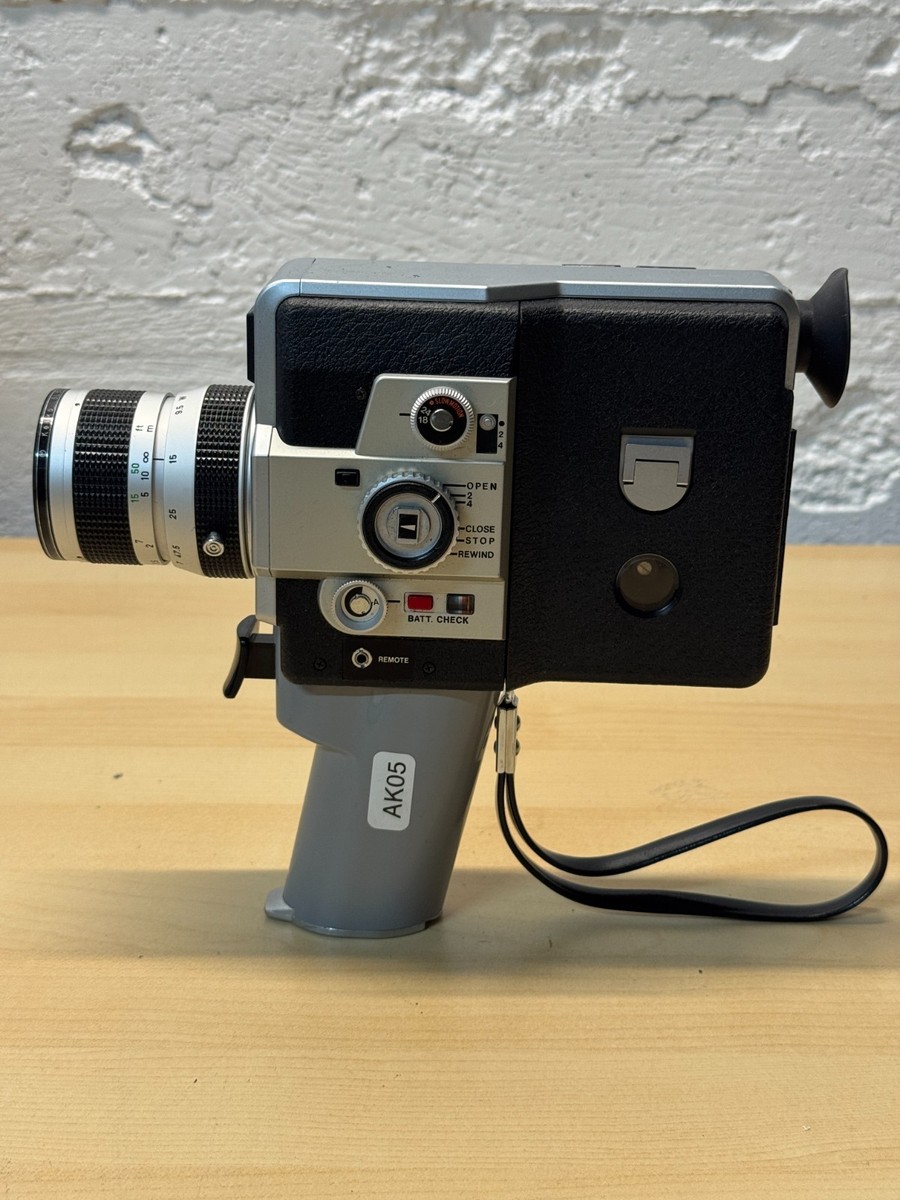 CANON　Single-8 518 Clean Canon Single 8 518 SV Auto Zoom 8mm Film Movie Camera (AK05