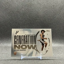 2025-26 Topps Flagship Dylan Harper Generation Now Rookie Card Spurs #GN-2