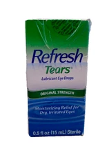 REFRESH Tears Sterile Lubricant Eye Drops - 15 ml EXP 05/2026+