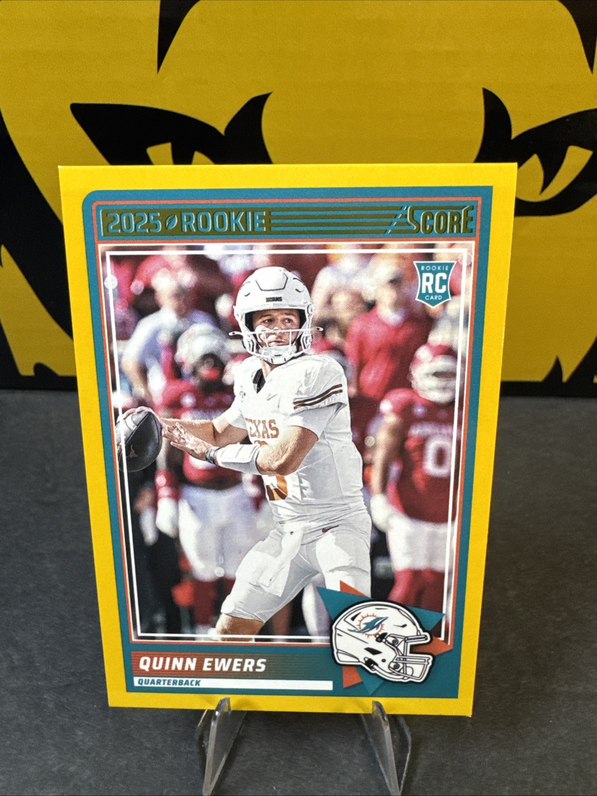 2025 Score Quinn Ewers Rookies Gold Parallel #75 Dolphins Longhorns Panini RC