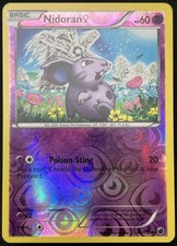 Nidoran F Reverse Holo Plasma Freeze 40/116 Pokemon Card LP