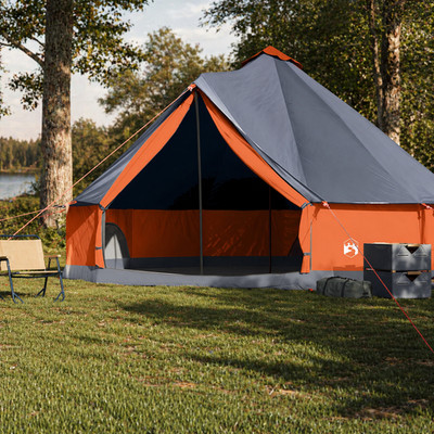 Tipi Familienzelt Zelt Camping 10 Personen Wasserdicht Campingzelt 500x500 cm