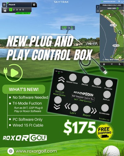 SKT Skytrak Golf Simulator Control Box | eBay