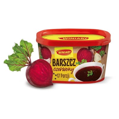 10x Winiary Rote-Bete-Suppe Instant 170g Polnischer Barszcz Schnell Zubereitet