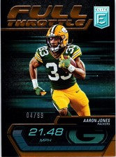 2024 Donruss Elite Aaron Jones Full Throttle Orange #15  /99