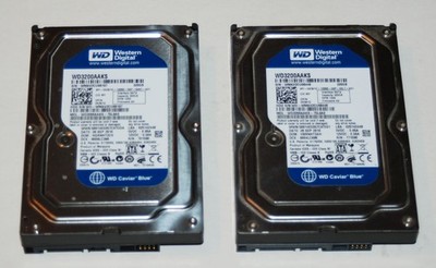 CP40 - Qty 2 Western Digital, WD Caviar Blue hard drives, 320GB