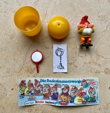 &Uuml;-Ei Morgenmuffel  Badezimmerzwerge im original Ei mit BA + BPZ Mega Highlight!