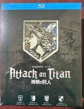 Attack on Titan: The Complete Series, Seasons 1-4 (Blu-Ray, 16-Disc, Box-Set)