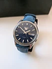 Vintage Seiko 5 Automatic 7009-8150 Blue Dial Day Date Mens Watch 36mm