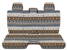 Truck Bench Seat Covers Aztec Brown Blue Fits 05-15toyota Tacoma Fr Bench W3hr Truck Bench Seat Covers Aztec Brown Blue Fits 05-15toyota Tacoma Fr Bench W3hr