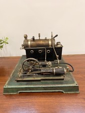 Machine à Vapeur Fixe Miniature Ancienne 1920 – Jouet Scientifique