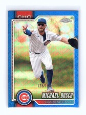 MICHAEL BUSCH SSP #/150 BLUE FANATICS TOPPS REFRACTOR / 2026 TOPPS CHROME #26