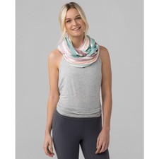 LULULEMON Vinyasa Scarf Rulu Striped Tripelet Twin Stripe Heathered Angel Wing