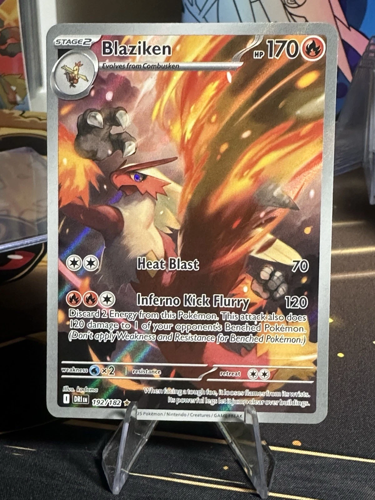 Blaziken Illustration 192/182 Destined Rivals
