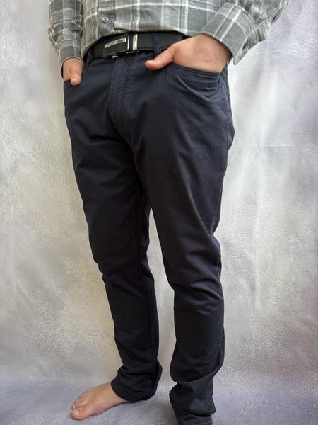 Men Polo Ralph Lauren Trousers Navy Cotton 33 / L