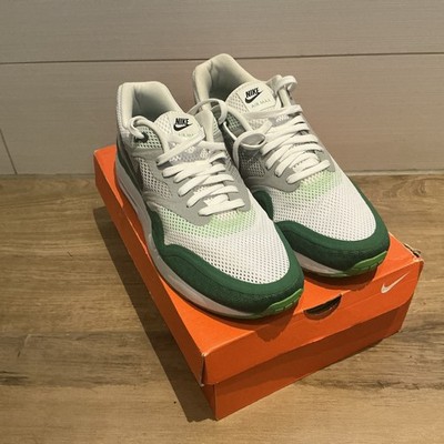 NIKE AIR MAX 1 BREATHE WHITE/GREEN EU 45 unbenutzt Sportschuh 