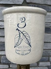 Antique Red Wing 3 Gallon Union Stoneware Crock Minnesota Pottery