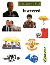 How I Met Your Mother Sitcom TV Stickers