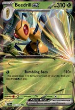 Beedrill ex 003/086 Double Rare Holo Chaos Rising NM Pokémon TCG Any 3 Free Ship