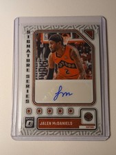 Jalen McDaniels 2023-24 Donruss Optic Signature Series Auto #SS-MCD