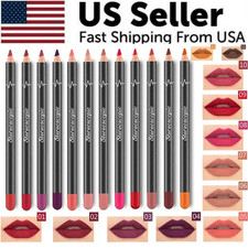 12Pcs Matte Lip Liner Pencil Set Waterproof Long Lasting Makeup