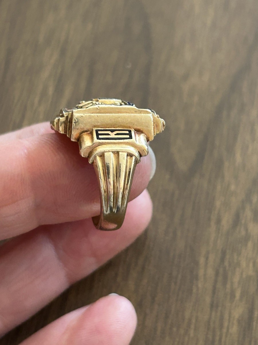 希少☆ヴィンテージ1959年　 JOSTEN 10kゴールド Vintage 1959 Jostens 10 K Gold Class Ring 11.3 G | eBay