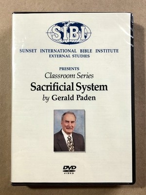 Sacrificial System, Old Testament Series, Gerald Paden (6 DVD Set) SIBI, NEW