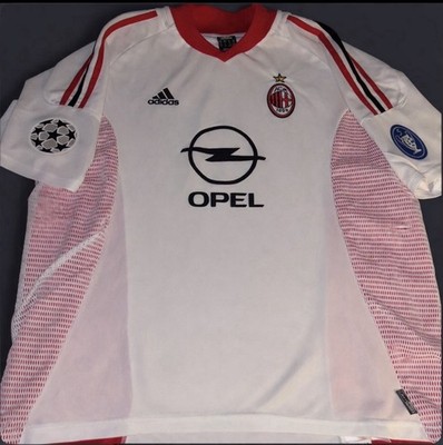  ACミラノ　チャンピョンズリーグ　MALDINI 3 2002/03 AC Milan Away Maldini #3 Champions League Jersey | eBay