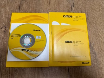 Microsoft Office Mac 2008 Home & Student Edition mit 3 Product Keys