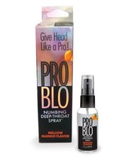 Little Genie Problo Numbing Deep Throat Spray Mango 1 fluid ounce, New