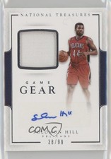 2016-17 Panini National Treasures Game Gear 38/99 Solomon Hill #25 Auto 0o5t